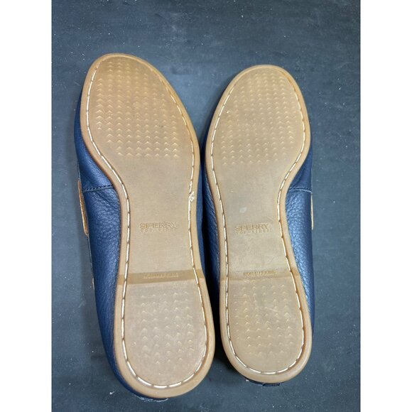 Sperry Womens Blue Leather Tassel Loafers Size 6 - Picture 8 of 8